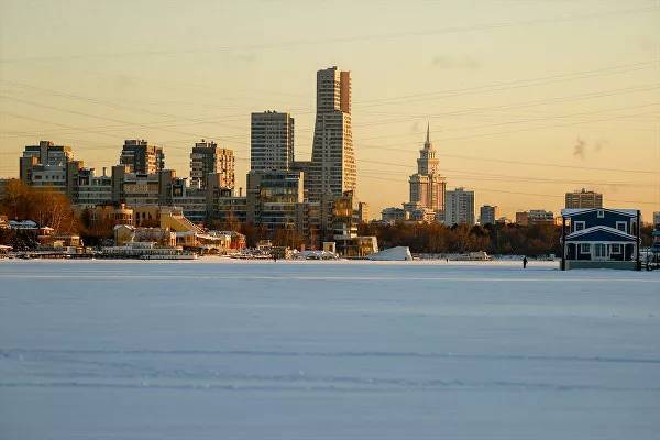 Rusya'nın başkenti Moskova'dan kış manzaraları 2