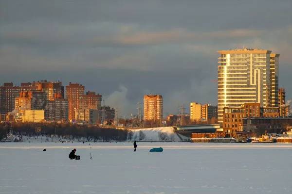 Rusya'nın başkenti Moskova'dan kış manzaraları 4