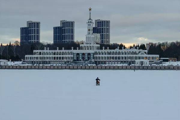 Rusya'nın başkenti Moskova'dan kış manzaraları 5