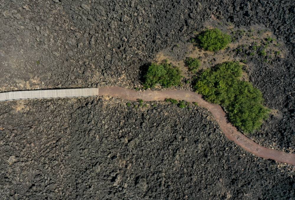 Manisa'daki "Yanık Ülke" dron ile görüntülendi 8