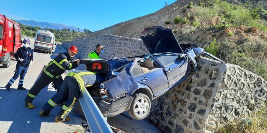 Gediz’de trafik kazası: 1 ölü