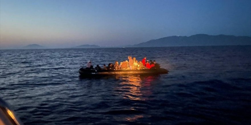 Bodrum açıklarında 27 düzensiz göçmen kurtarıldı