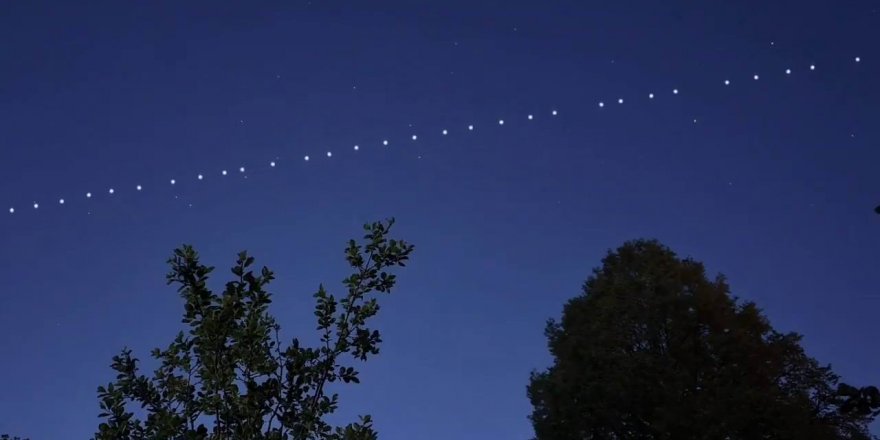 Starlink uyduları Şırnak semalarını aydınlattı