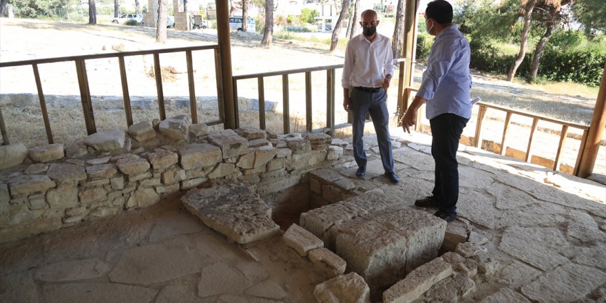 Muğla'da maden sahasından çıkarılan tarihi eserler arkeoloji parkına taşınıyor