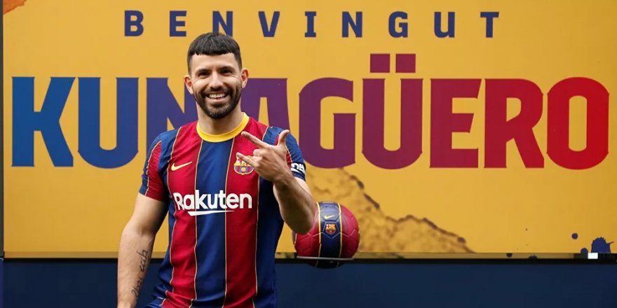 Barcelona, Arjantinli yıldız futbolcu Sergio Agüero'yu transfer etti