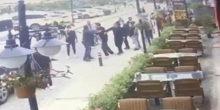 İstanbul'da eşini döven adama meydan dayağı