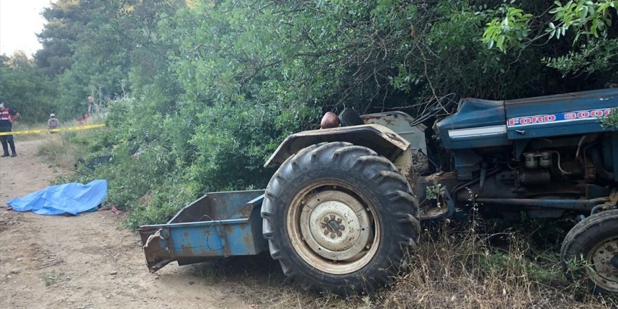 Manisa'da traktörün devrilmesi sonucu 1 kişi öldü