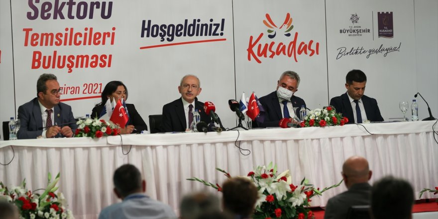 CHP Genel Başkanı Kılıçdaroğlu, Aydın'da turizm temsilcileriyle buluştu