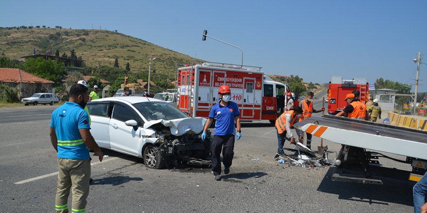İzmir’de trafik kazası: 9 yaralı