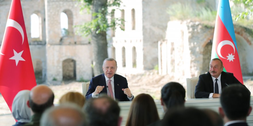 Cumhurbaşkanı Erdoğan: "Şuşa’da en kısa sürede inşallah bir Başkonsolosluk açmayı planlıyoruz"