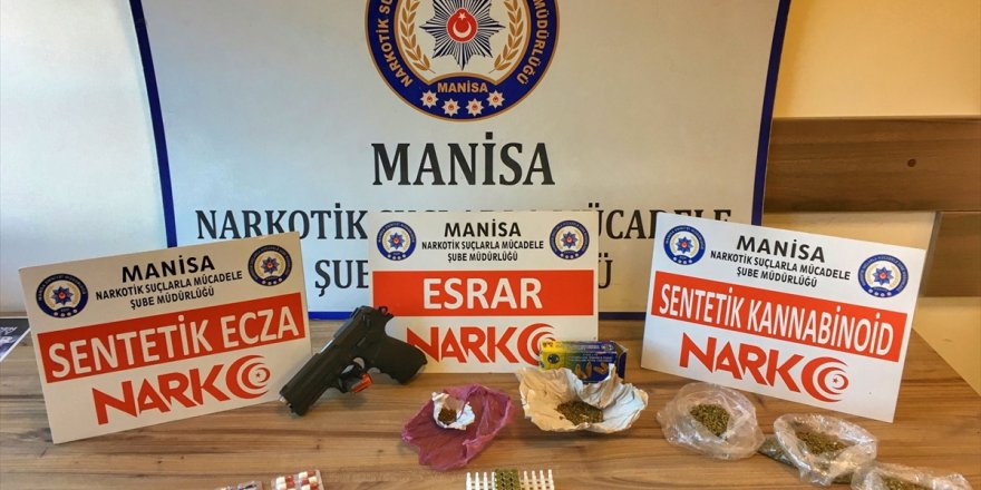 Manisa'da uyuşturucu operasyonunda 3 şüpheli tutuklandı
