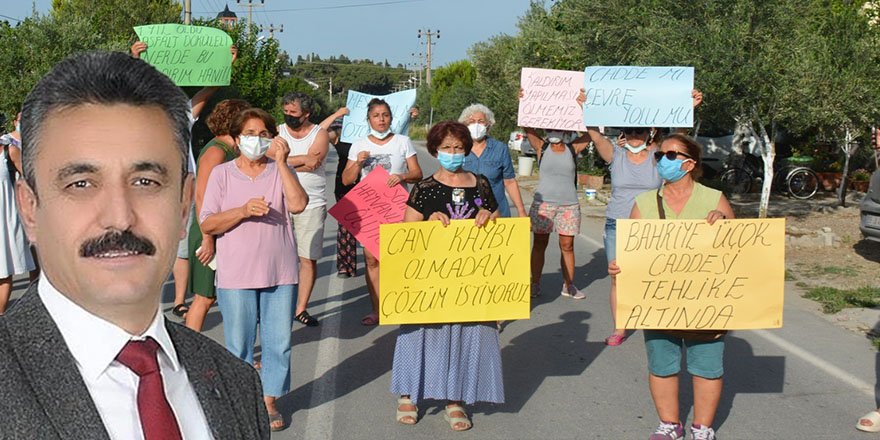 CHP'li Dikili Belediye başkanı Kırgöz'ün 'Asfalt Aşkı' protesto getirdi!