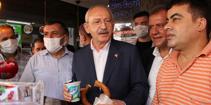 Kılıçdaroğlu, Mersin’de çarşı esnafıyla bir araya geldi