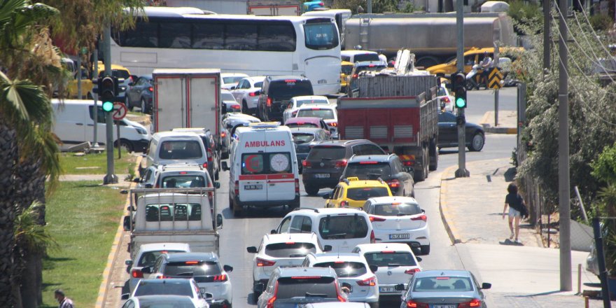 Bodrum’da trafik kaosu yaşanıyor