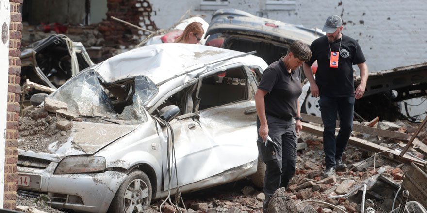 Belçika'daki sel felaketinde can kaybı 37'ye yükseldi