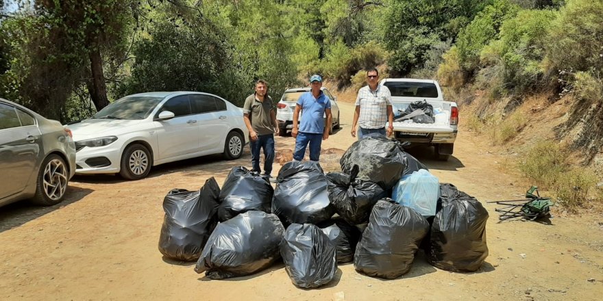 Marmaris’te bayramda 3 bin ton çöp toplandı