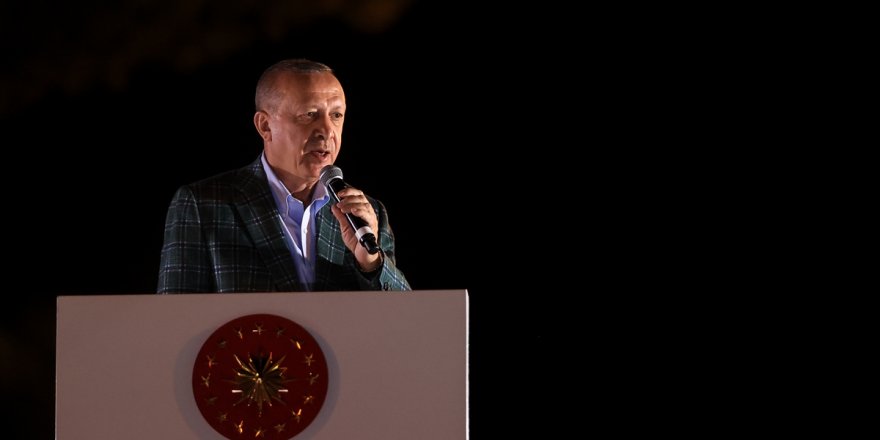 Cumhurbaşkanı Erdoğan, Marmaris'te halka hitap etti: "Ciğerimizi yakanın ciğerini sökmek boynumuzun borcudur"