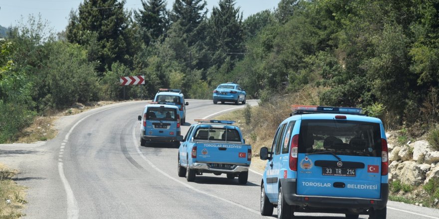 Toroslar'da ormanlık alanlar denetleniyor