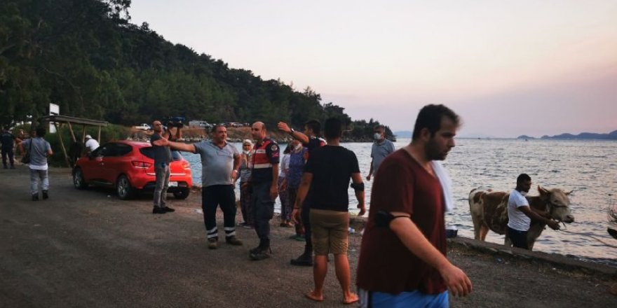 Alevlere teslim olan Marmaris’te göz yaşartan görüntüler