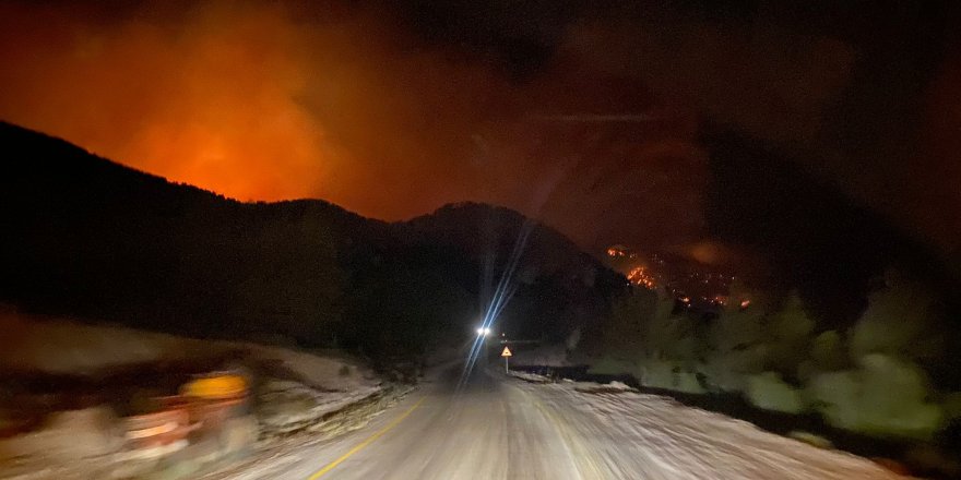 Muğla Seydikemer’de halk yangınlara karşı seferber oldu