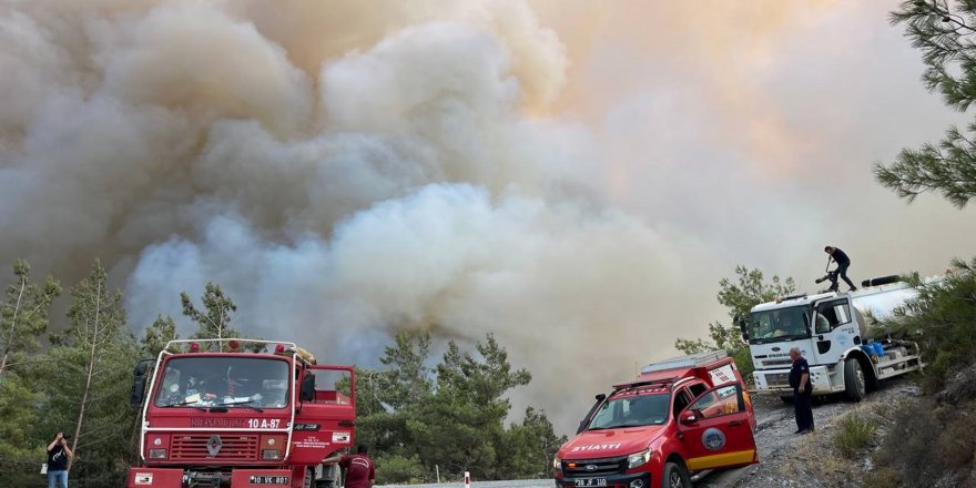 Antalya hava unsurları Muğla’ya aktarıldı