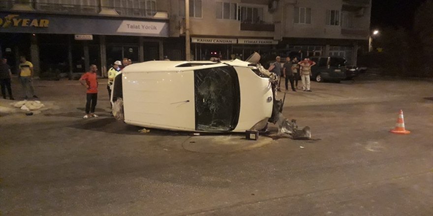 Aydın'da trafik kazası : 1 yaralı