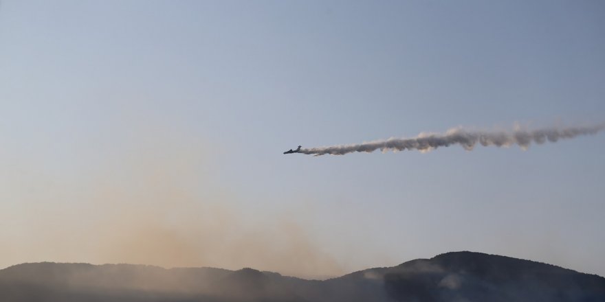 Kazdağları’ndaki yangın söndürme çalışmaları sabah saatleri itibariyle devam ediyor