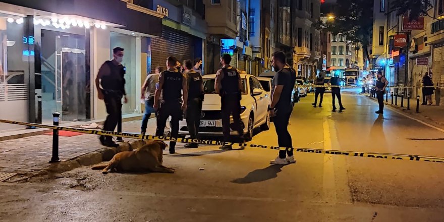 Karaköy'de olaylı gece: 1 ölü, 1 yaralı