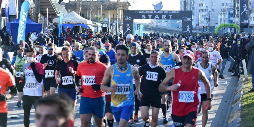 41. Uluslararası Trabzon Yarı Maratonu koşuldu