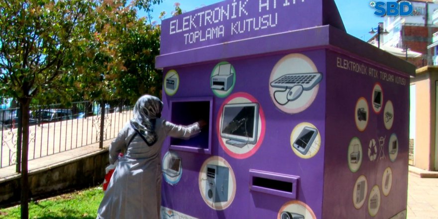 30 ton elektronik atık geri dönüşüme gönderildi