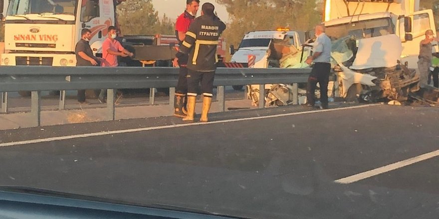 Nusaybin'de trafik kazası: 1 ölü, 1 yaralı