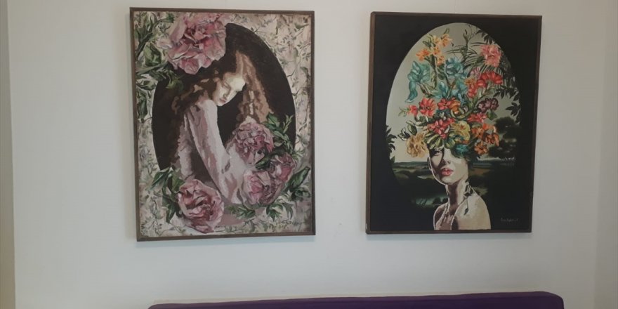 Bodrum'da ressam Pınar Kalem'in 32'inci kişisel sergisi açıldı