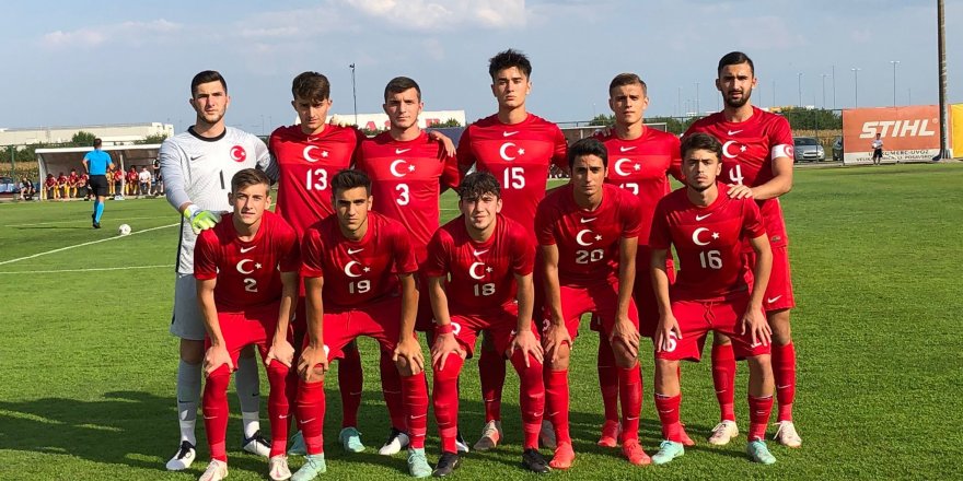 U19 Milli Futbol Takımı, Galler ile 2-2 berabere kaldı