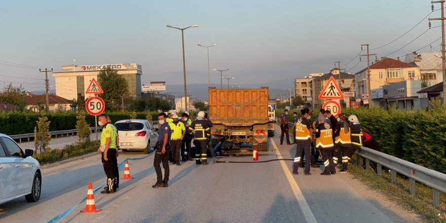 Saatler önce nikah kıyan genç çiftin acı sonu