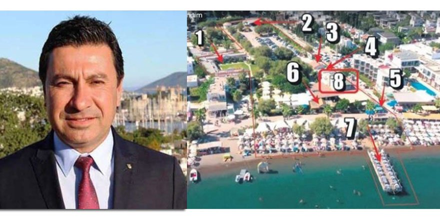 Bodrum Belediye Başkanı Aras'ın ailesiyle ortak olduğu otelin bazı eklentilerinin kaçak olduğu iddiası