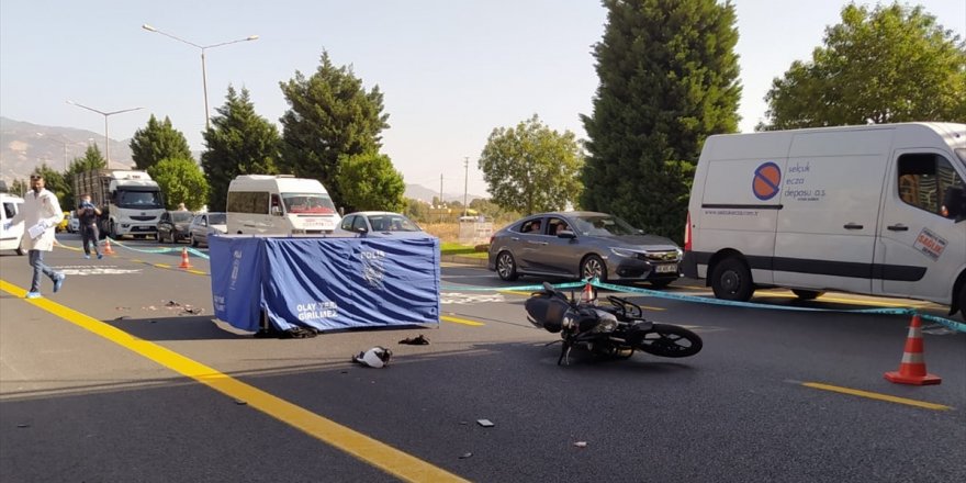 Aydın'da otobüsle çarpışan motosikletin sürücüsü öldü
