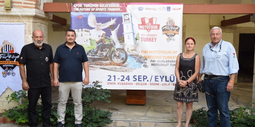 FIM Uluslararası Motosiklet Turu, yarın Kuşadası'ndan başlayacak