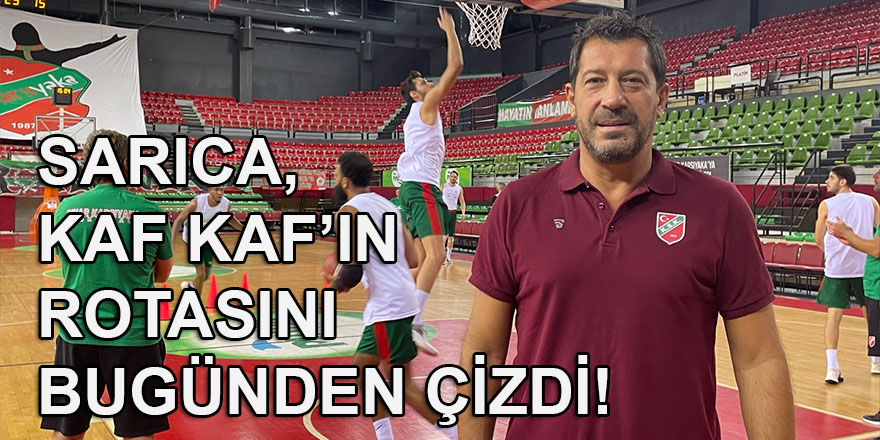 Pınar Karşıyaka Başantrenörü Sarıca, yeni sezon için hedeflerini açıkladı