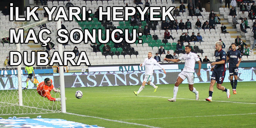 Konyaspor: 2 - Trabzonspor: 2