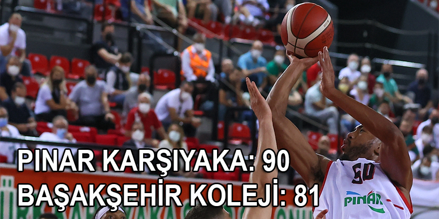 ING Basketbol Süper Ligi: Pınar Karşıyaka: 90 - Bahçe​​​​​​​şehir Koleji: 81