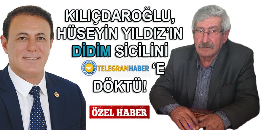 Celal Kılıçdaroğlu, Hüseyin Yıldız'ın yanına Didim'de bayan CHP üyelerinin yanaşmadığı söyledi ve sicilini döktü!