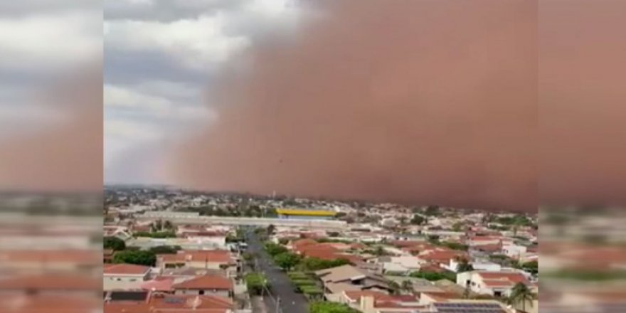 Brezilya’da kum fırtınaları devam ediyor