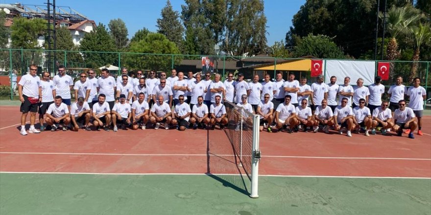 Muğla'da düzenlenen "Likya Cup Veteran Erkekler Tenis Turnuvası" sona erdi