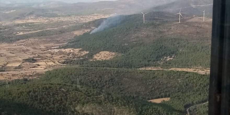 Urla’da çıkan orman yangını kontrol altına alındı