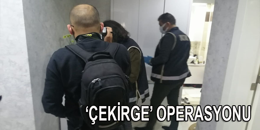 9 ay süren takibin ardından 28 ilde eş zamanlı “Çekirge Operasyonu”