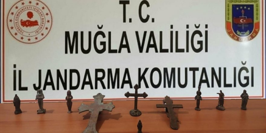 Muğla'da tarihi eser kaçakçılığı operasyonunda bir kişi yakalandı