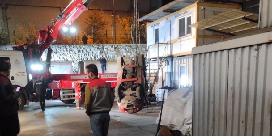 Sincan’da Forklift’in altında kalan işçi hayatını kaybetti