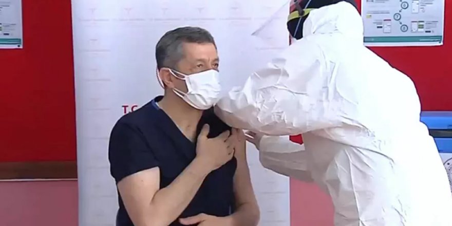 Öğretmenlere aşı uygulaması başladı: Milli Eğitim Bakanı Selçuk, koronavirüs aşısı oldu