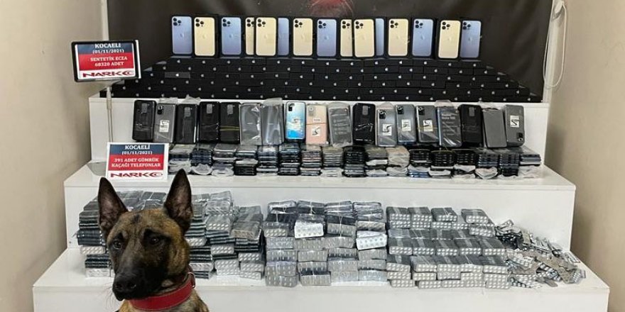 Piyasa değeri 2 milyon TL’yi aşkın gümrük kaçağı cep telefonu ele geçirildi