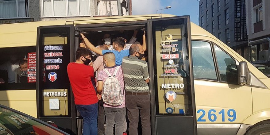 İstanbul'da minibüsler taksiye çevriliyor